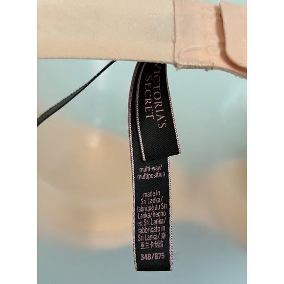 Victoria's Secret Push Up Strapless Bra Beige 34B - Picture 4 of 8